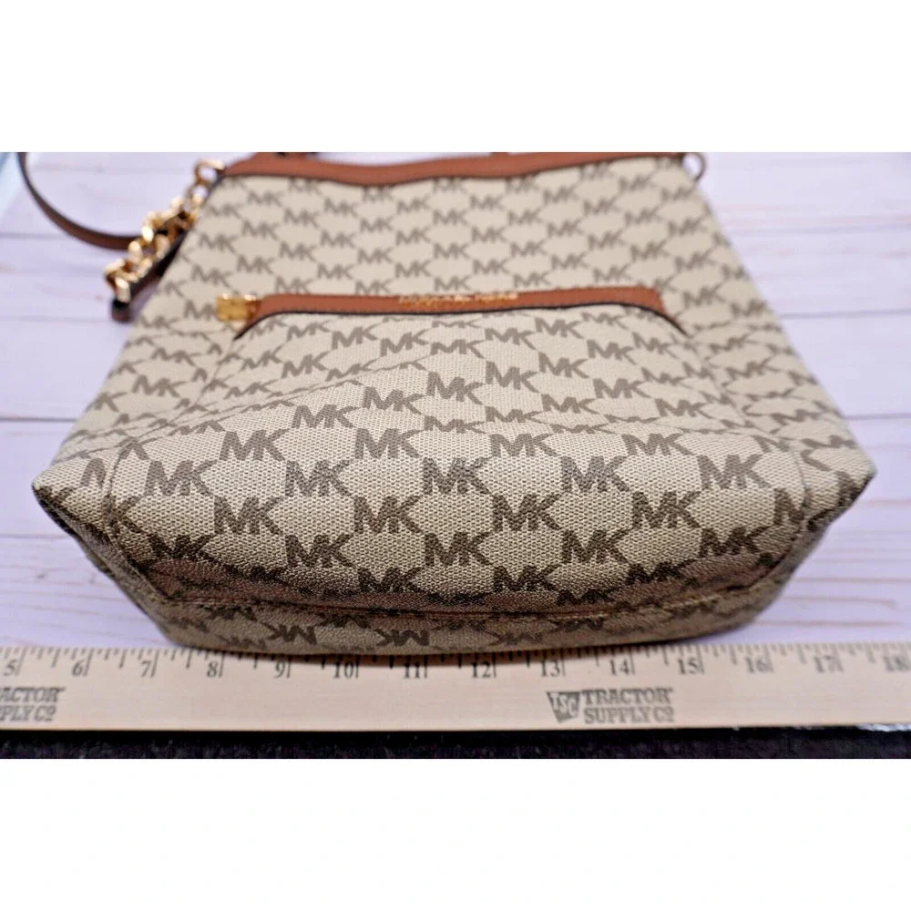 Michael Kors Messenger Crossbody Bag Signature Morgan Nat/Acorn